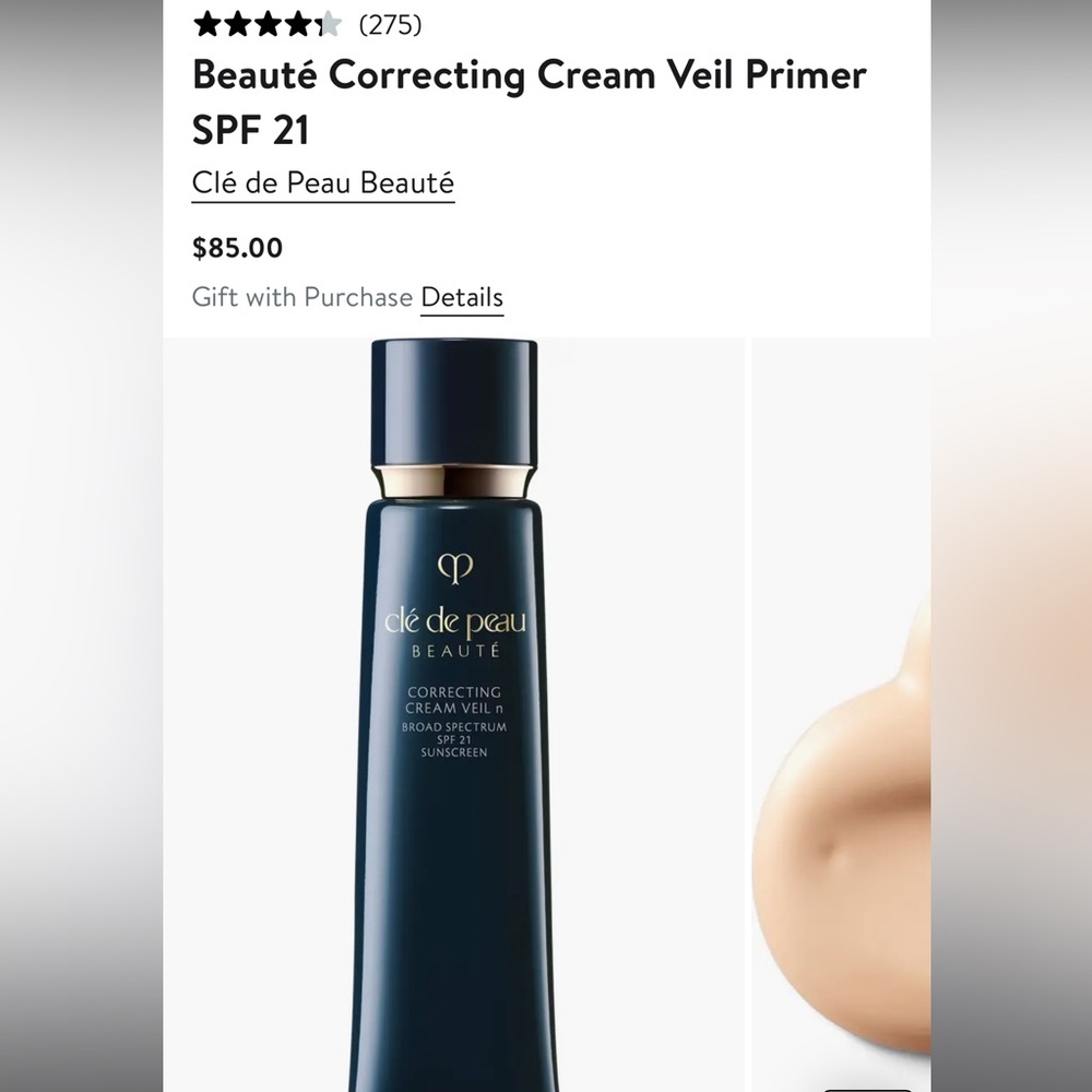 Clé de Peau Beauté Correcting Cream Veil SPF 21